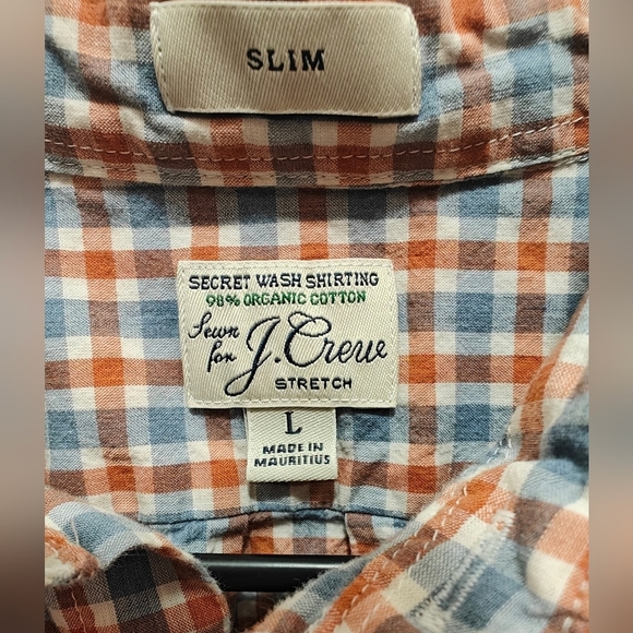 J Crew button down plaid shirt - Picture 2 of 3